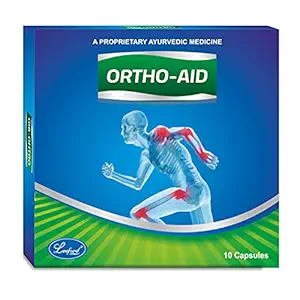 Orthoaid Capsules Enriched with Natural Herbel Extracts || Helps in Joint and Muscle Pain || Improve Joint Flexibility ||100% Ayurvedic Formula - Pack of 4 (10 capsules Each Pack)