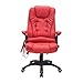 Produktbild Silla de Oficina y Escritorio tipo Sillón Giratorio Reclinable y Elevable - Color Rojo - 62x68x111-121cm