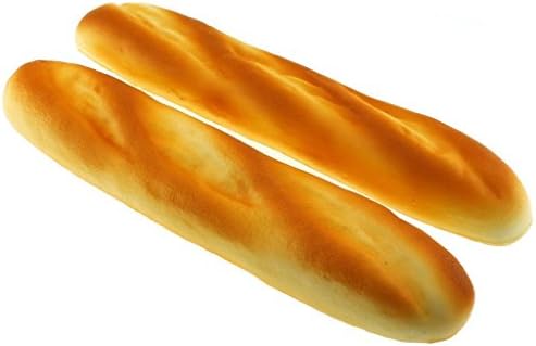 2PCS PU Material Fake Cake Artificial French Long Bread Decoration Model Kitchen Toys Prop