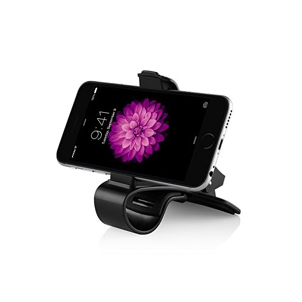 Handyhalterung Auto, Modohe Kfz Armaturenbrett Universal Rutschfest Handyhalterung für iPhone XR XS Max X8 7 6s plus Samsung S10 S9 S8 Note Huawei P20 und alle 3.5-6.5 Zoll Smartphones (Schwarz) – Bild 3