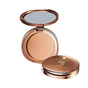 Lakme 9 to 5 Flawless Matte Complexion Compact Powder, Almond, Absorbs Oil, Conceals & Gives Radiant Skin - All Day Matte Finish Face Makeup, 8 g