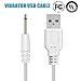 Produktbild Etbotu USB-Ladegerät DC-Vibrator-Kabel für wiederaufladbare Erwachsene Spielzeug Vibratoren Massagegeräte Zubehör 3.3ft (1m) Universal-USB-Netzteil Ladegerät