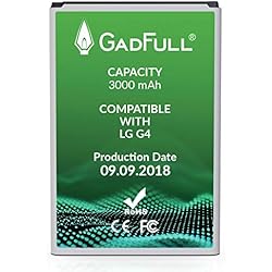 GadFull Batería de reemplazo para LG G4 | 2018 Fecha de producción | Corresponde al Original BL-51YF | Compatible con LG G4 | G4 Dual Sim | G4 Stylus | H815 | H818P | H635