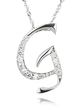 AMDXD Modeschmuck Halskette Anhänger Damen Zirkonia