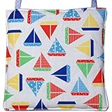 Stuhlkissen für Kinderstuhl, Kinderstuhlkissen mit Bändern, Kinderstuhlkissen mit Booten