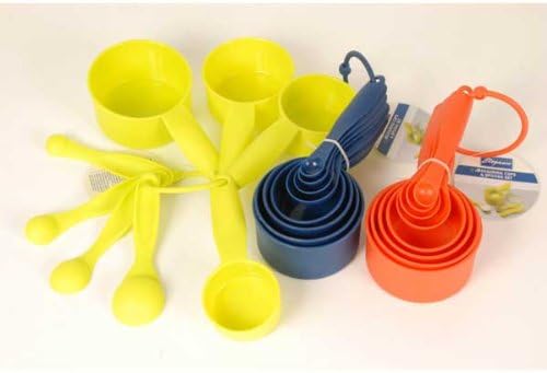 8 Pcs Measuring Spoon &amp; Cup Set, available in blue, green or orange