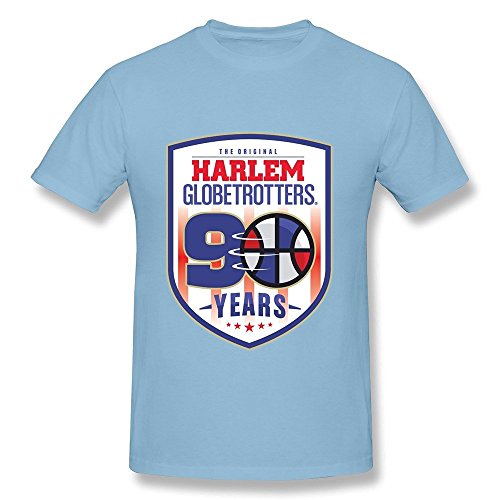 Harlem Globetrotters 90 Years T Shirt For Men Black XLarge
