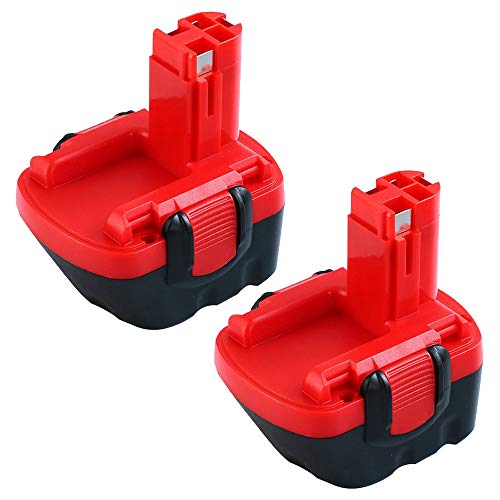 détail Moticett 2-Pack 3000mAh Ni-Mh Replacement for Bosch 12V battery BAT043 BAT045 BAT046 BAT049 BAT120 BAT139 22612 3360 3455 32612 2607335261 2607335262 Outil électrique Sans fil