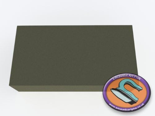 2 x Olive Green (23) Wax Block (Approx. size 11 X 24 X 42 mm each block)