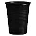 Produktbild 200 Stk. Trinkbecher Partybecher schwarz 180 ml, aus PS, Ø 70 mm