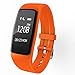 Produktbild Fitness Tracker Armbanduhr, M2 Smart Armband mit Herzfrequenz Blutdruckmessgerät Armbanduhr Schrittzähler mit Schritt Zähler/Kalorien/Schlaf Tracker Monitor/CALL Alert für iPhone und Android Smart Phone, Orange S1