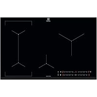 Electrolux Serie 600 Piano Cottura a Induzione 4 Fuochi da Incasso, LIL83443 Bridge 80 cm, Tecnologia Hob2Hood® e Zone Cottur