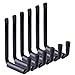 Produktbild Seatecks 6 Stück Schwerlast Wandhaken Wandmontage Leiter Garage Schwerlast Storage Haken Gummi Endkappen und Polsterung für Garage Gartenhaus Werkzeug Leiter Stuhl Schlauch Stuhl