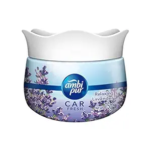 Ambi Pur Car Freshener Gel, Relaxing Lavender, 75 g