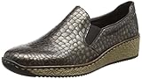  Rieker Damen 56466 Slipper, Braun (bronze), 38 EU