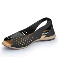 Footsoul Imara Women's Sandal (Black) (FSL-25)