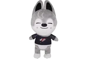SCISSH Stray-Kids SKZOOo - Peluche de anime de 20 cm, creativo y suave, juguete de regalo para los fans de los niños (Wolf Chann)