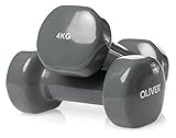Mancuernas de fitness con logotipo impreso y Oliver Kg y no la potencia que indica