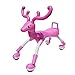 Produktbild JZM Kinder Roller Senior Reiten Schiebe Deer Walker Kitz Auto Spielzeug Kinderwagen Quadricycle Auto,Pink