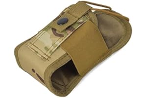 UAYESOK Support de Talkie-walkie Molle Radio Pouch Étui de Transport réglable pour téléphone GPS Radio bidirectionnelle Baofeng Motorola Midland Radio Holster pour Sucurity Tactical Police Officer