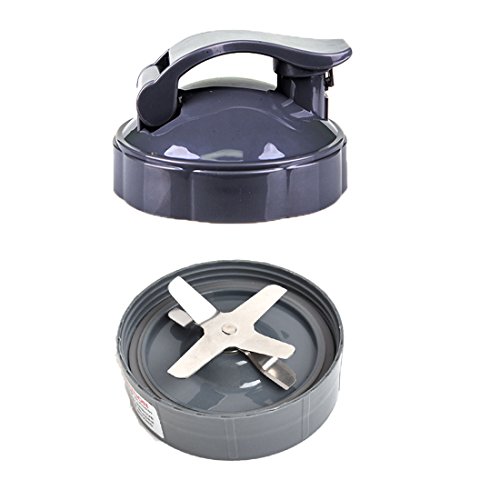 aokur Extractor Blade and Flip Top Lid Combo for NutriBullet 600W & 900W Blenders