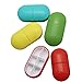 Produktbild Depory Pack von 2 Reise Pillendose Vitamine Medizin Tablet Organizer 6 Fächer Lagerung (Zufällige Farbe)