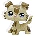 Produktbild RARE Littlest Pet Shop Brown Collie Dog Puppy Blue Eyes Figure Puggy LPS #2210 by TAMIE