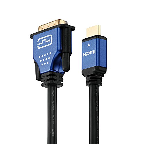 deleyCON Premium HQ HDMI zu DVI Kabel High Speed – [12,5m] – 3D Ready – HDMI auf DVI Adapterkabel [12,5 meter] - 2