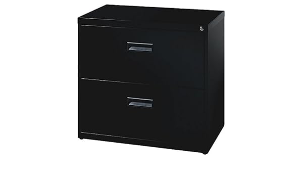 Realspace Soho Steel Lateral File Cabinet 2 Drawer 27 3 4 H X 30 W X 17 5 8 D Black Item 361622 Amazon Co Uk Office Products