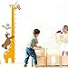YESURPRISE New PVC Home Art Decor Mural Creative Giraffe Growth chart wall sticker for kid's bedroom cartoon animals Height Chart Nursery Removable Studyroom Sofa Wallpaper Paper House Kids Boys Girls Room Decorative DIY Decoration