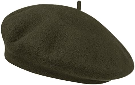 Mens Womens French Style Classic Solid Color Wool Warm Berets Beanies Cap Hats Unisex