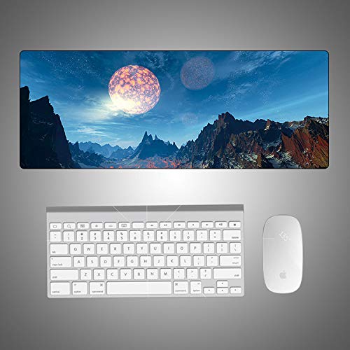 Preisvergleich Produktbild Kreative sternenklare Mausunterlage Karikaturmausunterlagenpersönlichkei... übergroße Tabellenmatte