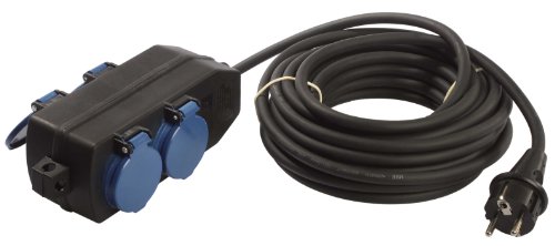 as - Schwabe 60671 4-fach-Verteilersteckdose, IP44 Aussenbereich