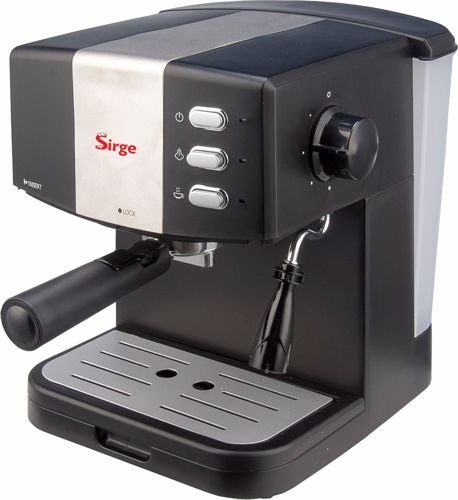 Sirge GRANBAR Machine Expresso 850W Cafetière Electrique Italienne Manuelle avec Pompe à 15 Bars(MADE IN ITALY) Idéal pour Café, Mousse, Cappuccino, latte macchiato et Moka Expresso