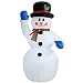 Produktbild NET TOYS Aufblasbarer Schneemann beleuchtet Weihnachtsdeko außen 150 cm Beleuchtete Winterdeko Deko Weihnachten