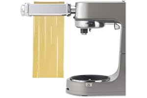 ‎KENWOOD KENWOOD Pasta-Aufsatz KAX982ME Tagliolini-Walze Schneidaufsatz fü Kenwood Chef Serie und Kmix Küchenmaschine