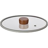Neoflam Fika 24CM D&uuml;z Silikon &Ccedil;er&ccedil;eveli Cam Kapak Gri