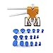 Produktbild 19 PCS Riola Reparatur PDR Tool Kit, keenso Auto dent Repair Tools Lifter Kleber Abzieher + 18 Lockvogel Reiter für Fahrzeug SUV Auto Auto Body Hagel Schäden Entferner