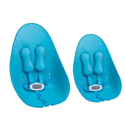 Bloom Fresco Chrome High Chair Starter Kit - Bermuda Blue