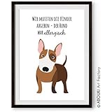 ABOUKI lustiger Kunstdruck - ungerahmt - 