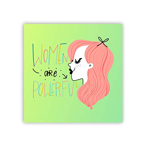 YaYa Cafe Womens Day Gifts Women are Powerful Printed Fridge Magnet-Square
