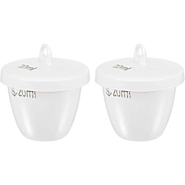 Sourcing Map Porcelaine Creuset Coupe 200ml - Lot De 2 Pour Fonderie Fusion Raffinage