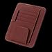Produktbild iUcar Car Sun Visor Organizer Holder Multi-Function Glasses and Card Clip Pouch Bag - Brown