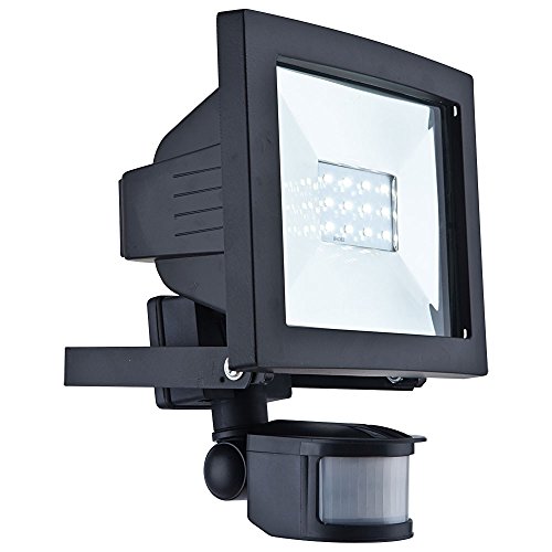 Preisvergleich Produktbild LED Bewegungsmelder Baustrahler Außenleuchte Gartenlampe Strahler Leuchte Globo Radiator 34101S