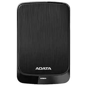 A-DATA 1 TB USB External Hard Drive, Black (HV320)