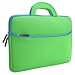 Produktbild Laptophülle | Evecase Universal 13.3 Zoll Neopren Laptop Schutzhülle mit Vorderseitigem Zubehörfach für Notebook Macbook Ultrabook Chrombooks Tablet - Grün / Blau