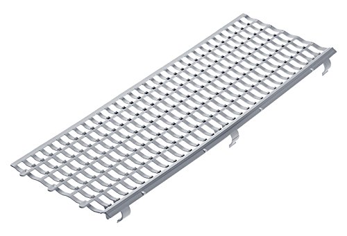 DACHRINNENSCHUTZ / LAUBFANGSTREIFEN "PRO" 1 Meter Elemente | Farbe: grau