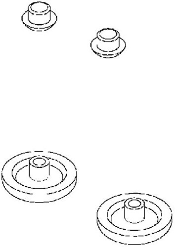 Price comparison product image Keramag SILK Sitzdeckelpuffer 598094000 for toilet seats