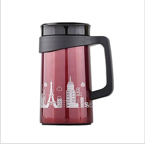 GFEI Double layer vacuum thermos cup, coffee pot,Light green