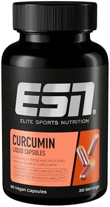 ESN Curcumina Liquid Capsules - Contiene curcumina nella forma liquida Premium NovaSol® particolarmente potente - 60 capsule